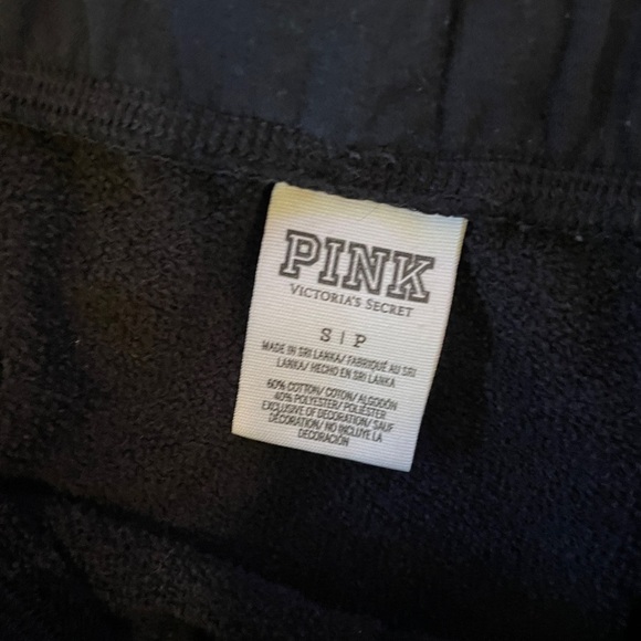 VS Pink Black Sweatpants - Picture 3 of 3
